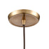 Elk Hand Formed Glass 1 Light Mini Pendant In Model: 10486/1