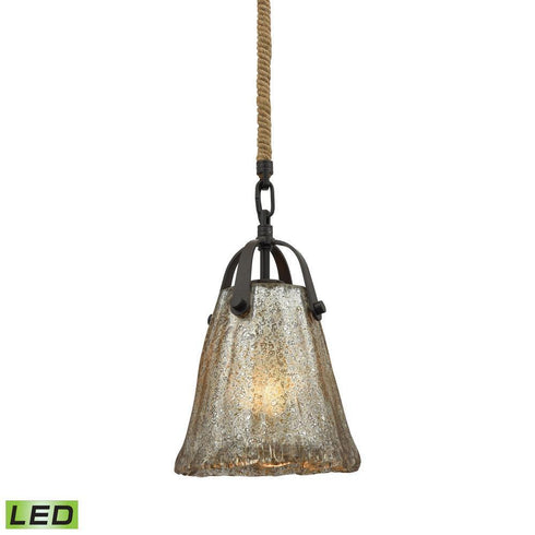Elk Hand Formed Glass 1 Light Mini Pendant In Model: 10631/1-LED