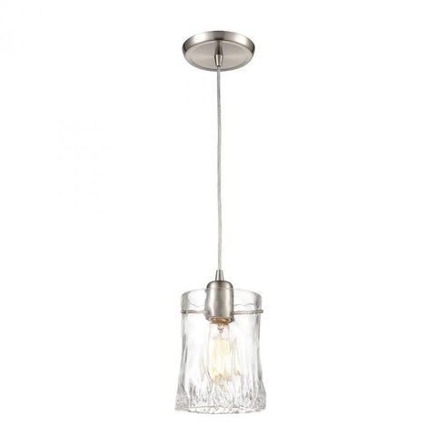 Elk Hand Formed Glass 1 Light Mini Pendant In Model: 21200/1