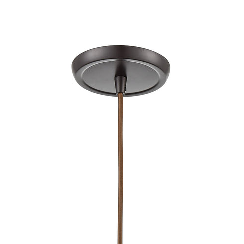 Elk Hazelton 1 Light Mini Pendant In Oil Rubbed Model: 85212/1