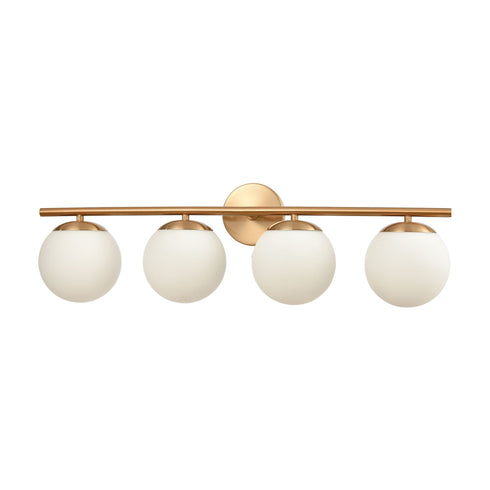 Elk Hollywood Blvd. 4 Light Vanity Light In Satin Model: 18316/4