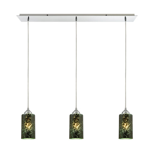 Elk Illusions 3 Light Pendant In Polished Chrome Model: 10504/3LP