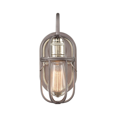 Elk Industrial Cage 1 Light Vanity Light In Model: 55061/1