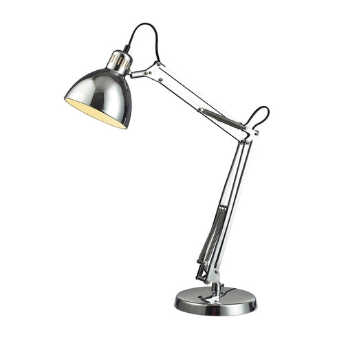 Elk Ingelside Desk Lamp In Chrome With Chrome Model: D2176