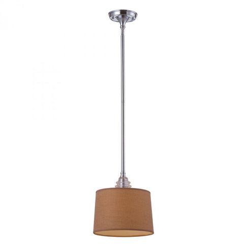 Elk Insulator Glass 1 Light Mini Pendant In Polished Chrome Model: 66809-1