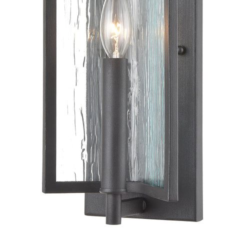 Elk Inversion 1 Light Sconce In Charcoal With Model: 32420/1