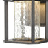 Elk Irvine Sconce In Matte Black With Seedy Glass Model: 87120/LED