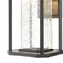 Elk Irvine Sconce In Matte Black With Seedy Glass Model: 87121/LED