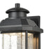 Elk Irvine Sconce In Matte Black With Seedy Glass Model: 87122/LED