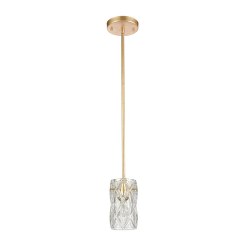 Elk Jenning 1 Light Mini Pendant In Parisian Gold Model: 12273/1