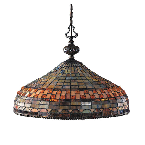 Elk Jewelstone 3 Light Chandelier In Classic Model: 611-CB