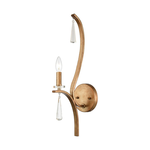 Elk Katania 1 Light Sconce In Antique Gold Model: 75140/1