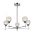 Elk Kersey 5 Light Chandelier In Polished Chrome Model: 10828/5