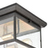 Elk Knowlton 2 Light Flush Mount In Matte Black Model: 46683/2