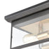 Elk Knowlton 2 Light Flush Mount In Matte Black Model: 46683/2
