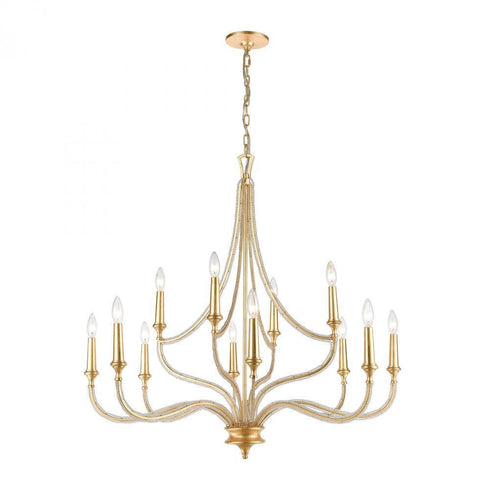 Elk La Rochelle 12 Light Chandelier In Parisian Model: 11178/12