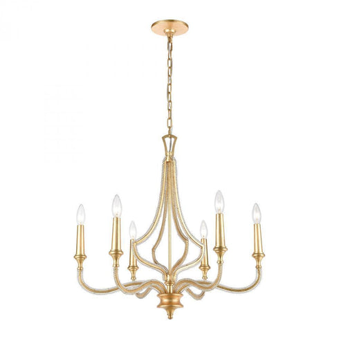 Elk La Rochelle 6 Light Chandelier In Parisian Model: 11176/6
