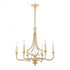 Elk La Rochelle 6 Light Chandelier In Parisian Model: 11176/6