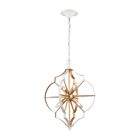 Elk Laguna Beach 4 Light Chandelier In Gold And Model: 33395/4