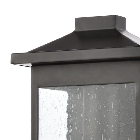 Elk Lamplighter 1 Light Sconce In Matte Black Model: 46700/1