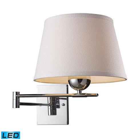 Elk Lanza 1 Light Swingarm Wall Lamp In Polished Model: 10106/1-LED