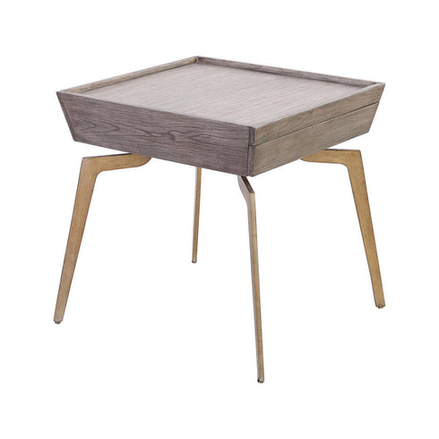 Elk Larocca Accent Table In Soft Gold And Grey Model: 164-002