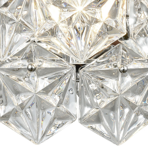 Elk Lavique 3 Light Sconce In Polished Chrome Model: 81242/3