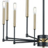 Elk livington Livingston 10 Light Chandelier In Matte Black Model: 15277/10