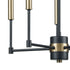 Elk livington Livingston 5 Light Chandelier In Matte Black Model: 15276/5