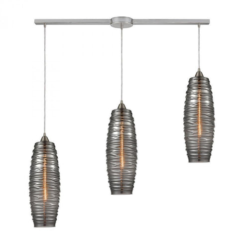 Elk Liz 3 Light Linear Mini Pendant Fixture In Model: 21193/3L