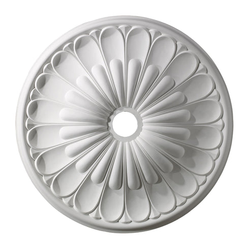 Elk M1009WH Melon Reed 32-inch Medallion In White