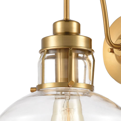 Elk Manhattan Boutique 1 Light Sconce In Brushed Model: 46570/1