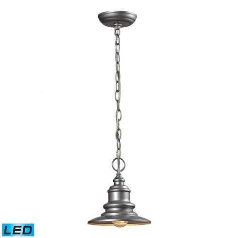 Elk Marina 1 Light Outdoor Pendant In Matte Model: 47021/1-LED