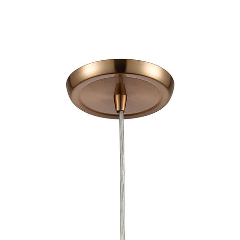 Elk Matilda 1 Light Mini Pendant In Satin Brass Model: 21172/1