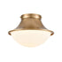 Elk Matterhorn 1 Light Flush Mount In Natural Model: 89125/1