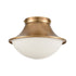 Elk Matterhorn 1 Light Flush Mount In Natural Model: 89125/1