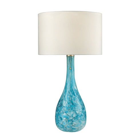 Elk Mediterranean Blown Glass Table Lamp In Model: D2691