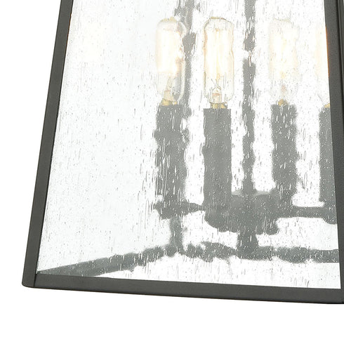 Elk Meditterano 4 Light Sconce In Charcoal With Model: 47522/4