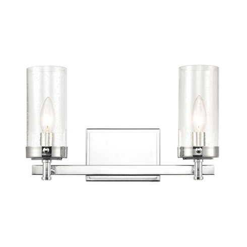 Elk Melinda 2 Light Vanity Light In Polished Model: 47302/2