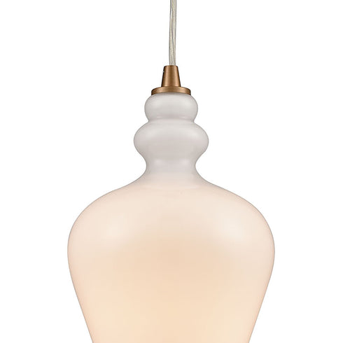 Elk Menlow Park 1 Light Mini Pendant In Satin Model: 60076-1