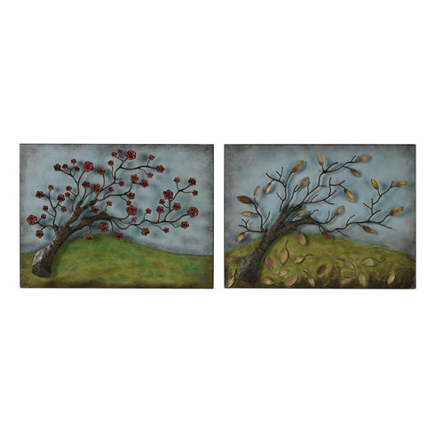 Elk Metal Autumn And Spring Pictures (2 Piece Model: 51-10112/S2