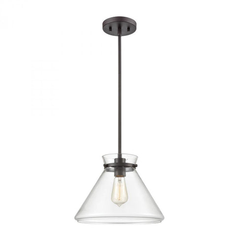 Elk Mickley 1 Light Mini Pendant In Oil Rubbed Model: 85215/1