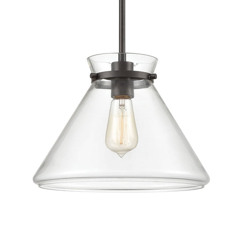 Elk Mickley 1 Light Mini Pendant In Oil Rubbed Model: 85215/1