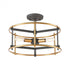 Elk Millington 3 Light Semi Flush Mount In Model: 46651/3