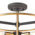 Elk Millington 3 Light Semi Flush Mount In Model: 46651/3