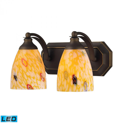 Elk Mix And Match Vanity Vanity Light Model: 570-2B-YW-LED