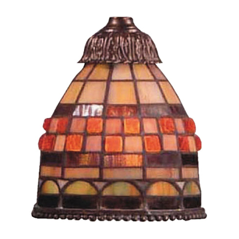 Elk Mix N Match 1 Light Jewelstone Tiffany Glass Model: 999-10