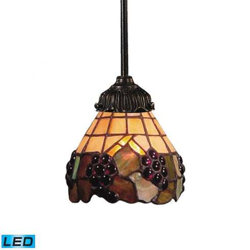 Elk Mix N Match 1 Light Mini Pendant In Tiffany Model: 078-TB-07-LED