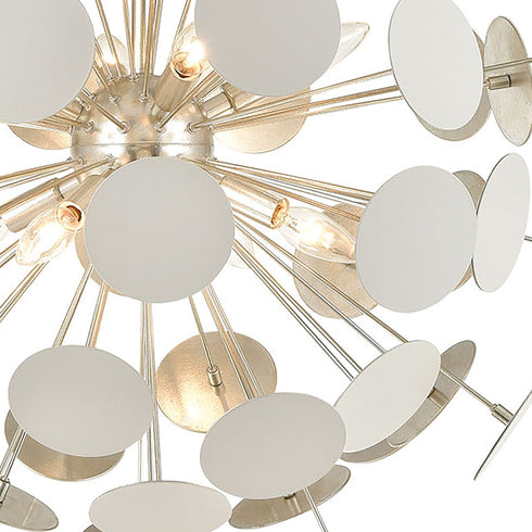Elk Modish 4 Light Flush Mount In Matte White Model: 18284/4
