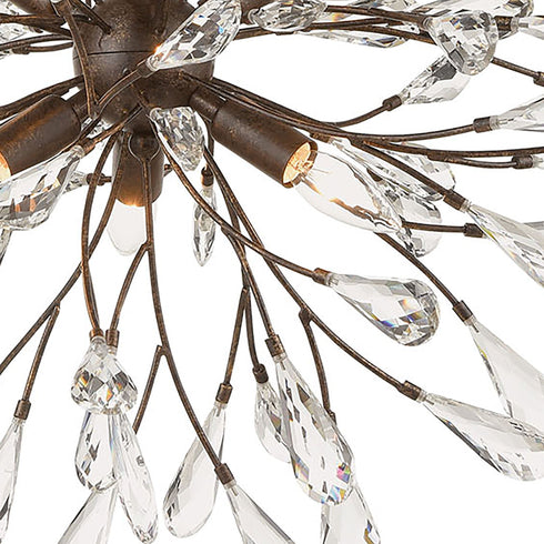 Elk Modish 6 Light Chandlier In Matte White With Model: 18285/6